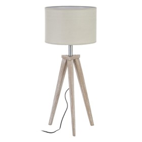 Desk lamp White Wood 60 W 240V 220 V 240 V 30 x 30 x 71 cm by BigBuy Home, Bedside and Table Lamps - Ref: S8801441, Price: 27...