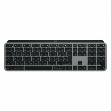 Teclado Logitech Gris QWERTY | Tienda24 Tienda24.eu