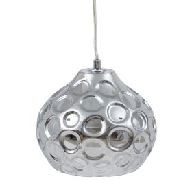 Lampadario 18 x 18 x 17,5 cm Cristallo Argento Ferro Ø 18 cm di BigBuy Home, Lampade a sospensione - Rif: S8801850, Prezzo: 2...