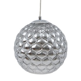 Ceiling Light Crystal Silver Iron Ø 20 cm 23 x 23 x 21,5 cm by BigBuy Home, Pendant Lights - Ref: S8801853, Price: 33,08 €, D...