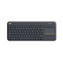 Teclado Logitech 920-007135 Gris QWERTY | Tienda24 Tienda24.eu