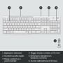 clavier et souris Logitech MK295 Blanc Qwerty Italien | Tienda24 Tienda24.eu