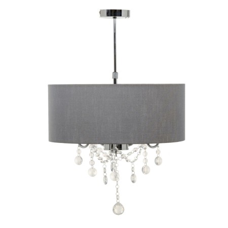 Ceiling Light 44 x 44 x 65 cm Grey Metal Ø 44 cm | Tienda24 - Global Online Shop Tienda24.eu