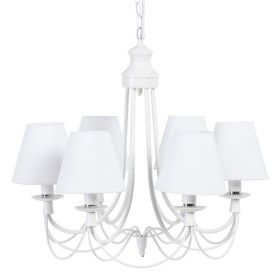 Suspension 53 x 53 x 112 cm Métal Blanc Ø 15 cm Classique de BigBuy Home, Suspensions - Réf : S8801932, Prix : 74,57 €, Remis...