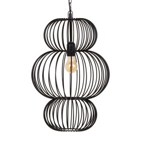 Suspension 34 x 34 x 51 cm Noir Fer Ø 34 cm de BigBuy Home, Suspensions - Réf : S8802359, Prix : 49,25 €, Remise : %