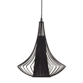 Candeeiro de teto Preto 30 x 30 x 45 cm Ferro Ø 30 cm de BigBuy Home, Iluminação suspensa - Ref: S8802389, Preço: 34,28 €, De...