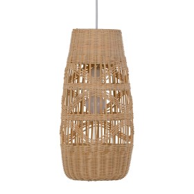 Candeeiro de teto Ø 20,5 cm 20,5 x 20,5 x 43,5 cm Metal Creme de BigBuy Home, Iluminação suspensa - Ref: S8802409, Preço: 27,...