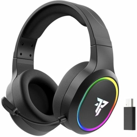 Auriculares con Micrófono Tempest Negro | Tienda24 Tienda24.eu