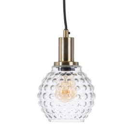 Candeeiro de teto Cristal Metal 16 x 16 x 24 cm de BigBuy Home, Iluminação suspensa - Ref: S8802718, Preço: 23,16 €, Desconto: %