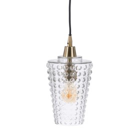 Ceiling Light Crystal Metal 17 x 17 x 31 cm by BigBuy Home, Pendant Lights - Ref: S8802753, Price: 29,11 €, Discount: %