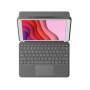 Tablet cover Logitech iPad 2021 Grey QWERTY | Tienda24 Tienda24.eu