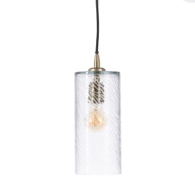 Candeeiro de teto 12 x 12 x 32 cm Cristal Metal de BigBuy Home, Iluminação suspensa - Ref: S8802787, Preço: 28,17 €, Desconto: %