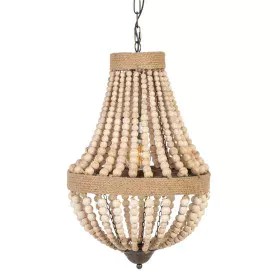 Ceiling Light Natural 220-240 V 40 x 40 x 62 cm by BigBuy Home, Pendant Lights - Ref: S8803355, Price: 148,26 €, Discount: %