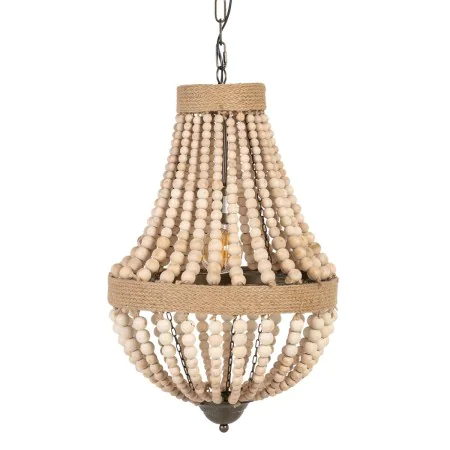 Lampadario Naturale 220-240 V 40 x 40 x 62 cm di BigBuy Home, Lampade a sospensione - Rif: S8803355, Prezzo: 148,26 €, Sconto: %