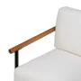 Fauteuil Blanc Noir 70 x 76 x 81 cm de BigBuy Home, Chaises - Réf : S8803399, Prix : 226,34 €, Remise : %