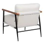 Fauteuil Blanc Noir 70 x 76 x 81 cm de BigBuy Home, Chaises - Réf : S8803399, Prix : 226,34 €, Remise : %