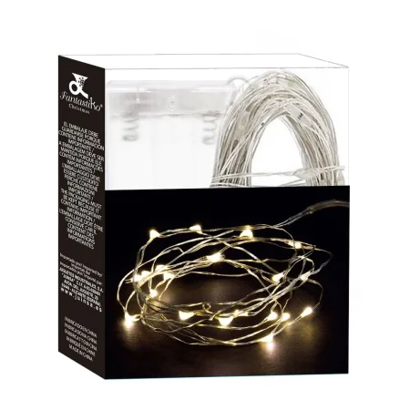 Tira de luces Luz cálida LED 1,9 m de BigBuy Christmas, Navidad - Ref: S8803525, Precio: 5,15 €, Descuento: %