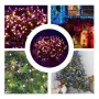 Wreath of LED Lights 50 m Pink 6 W Christmas by BigBuy Christmas, String Lights - Ref: S8803634, Price: 49,59 €, Discount: %