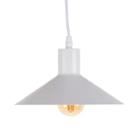 Candeeiro de teto Branco Ferro Moderno 220 V 22 x 22 x 15 cm de BigBuy Home, Iluminação suspensa - Ref: S8804244, Preço: 16,2...