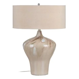 Lampe de bureau Beige Fer 40 W 221-240 v 49 x 49 x 66 cm de BigBuy Home, Lampes de chevet - Réf : S8804293, Prix : 270,10 €, ...