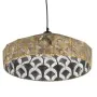 Candeeiro de teto Dourado Prateado Ferro 220-240 V 41,5 x 41,5 x 21 cm de BigBuy Home, Iluminação suspensa - Ref: S8804382, P...