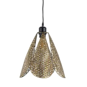 Candeeiro de teto Dourado Prateado Ferro 220-240 V 24 x 24 x 31,5 cm de BigBuy Home, Iluminação suspensa - Ref: S8804391, Pre...