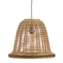 Candeeiro de teto Natural Bambu 220-240 V 41 x 41 x 33 cm (2 Unidades) de BigBuy Home, Iluminação suspensa - Ref: S8804402, P...