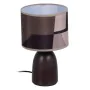 Lampe de bureau Marron Céramique 60 W 220-240 V 18 x 18 x 29,5 cm de BigBuy Home, Lampes de chevet - Réf : S8804447, Prix : 2...