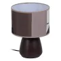 Lampe de bureau Marron Céramique 60 W 220-240 V 22 x 22 x 29 cm de BigBuy Home, Lampes de chevet - Réf : S8804448, Prix : 24,...