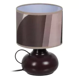 Lampe de bureau Marron Fer 60 W 220-240 V 18 x 18 x 26,5 cm de BigBuy Home, Lampes de chevet - Réf : S8804449, Prix : 22,49 €...