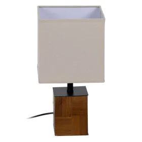 Desk lamp Brown Cream 60 W 220-240 V 20 x 20 x 40 cm by BigBuy Home, Bedside and Table Lamps - Ref: S8804468, Price: 36,54 €,...