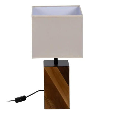 Desk lamp Brown Cream 60 W 220-240 V 25 x 25 x 51 cm by BigBuy Home, Bedside and Table Lamps - Ref: S8804469, Price: 49,39 €,...