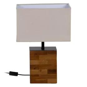 Lampe de bureau Marron Crème 60 W 220-240 V 35 x 18 x 51 cm de BigBuy Home, Lampes de chevet - Réf : S8804470, Prix : 49,39 €...