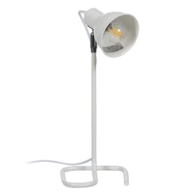 Lámpara de mesa Blanco Hierro 25 W 220-240 V 15 x 14,5 x 36,5 cm de BigBuy Home, Lámparas de mesa y mesilla de noche - Ref: S...