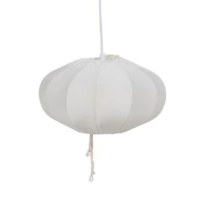 Candeeiro de teto Branco Algodão 220-240 V 30 x 30 x 17,5 cm de BigBuy Home, Iluminação suspensa - Ref: S8804499, Preço: 28,8...