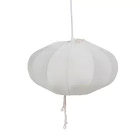 Lámpara de Techo Blanco Algodón 220-240 V 30 x 30 x 17,5 cm de BigBuy Home, Iluminación colgante - Ref: S8804499, Precio: 28,...