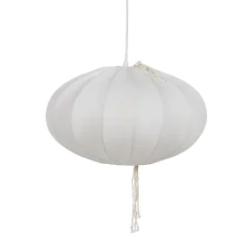 Ceiling Light White Cotton 220-240 V 40 x 40 x 23,5 cm by BigBuy Home, Pendant Lights - Ref: S8804500, Price: 38,51 €, Discou...