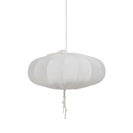 Lampadario Bianco Cotone 220-240 V 39,5 x 39,5 x 18 cm di BigBuy Home, Lampade a sospensione - Rif: S8804502, Prezzo: 30,36 €...