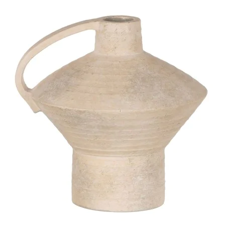 Vaso Cinzento claro Cerâmica 25 x 24 x 25 cm de BigBuy Home, Jarrões - Ref: S8804526, Preço: 35,99 €, Desconto: %