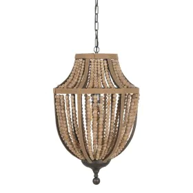 Candeeiro de teto Natural Metal eikenhout 220-240 V 44 x 43 x 72 cm de BigBuy Home, Iluminação suspensa - Ref: S8804565, Preç...