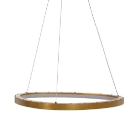 Suspension Doré Verre Fer 220-240 V 62 x 62 x 4 cm de BigBuy Home, Suspensions - Réf : S8804776, Prix : 109,19 €, Remise : %