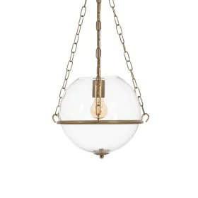 Suspension Doré Verre Fer 220-240 V 28 x 28 x 53 cm de BigBuy Home, Suspensions - Réf : S8804779, Prix : 89,20 €, Remise : %