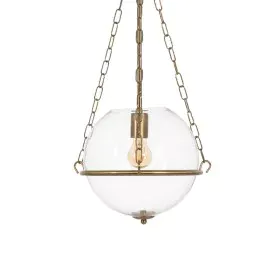 Lampadario Dorato Cristallo Ferro 220-240 V 28 x 28 x 53 cm di BigBuy Home, Lampade a sospensione - Rif: S8804779, Prezzo: 93...