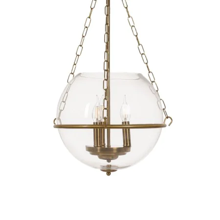 Candeeiro de teto Dourado Cristal Ferro 220-240 V 35 x 35 x 70 cm de BigBuy Home, Iluminação suspensa - Ref: S8804780, Preço:...