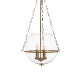 Ceiling Light Golden Crystal Iron 220-240 V 40 x 40 x 80 cm by BigBuy Home, Pendant Lights - Ref: S8804781, Price: 187,32 €, ...