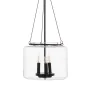 Lámpara de Techo Negro Cristal Hierro 220-240 V 35 x 35 x 72 cm de BigBuy Home, Iluminación colgante - Ref: S8804815, Precio:...