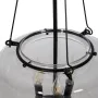 Lampadario Nero Cristallo Ferro 220-240 V 35 x 35 x 72 cm di BigBuy Home, Lampade a sospensione - Rif: S8804815, Prezzo: 132,...