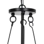 Lampadario Nero Cristallo Ferro 220-240 V 35 x 35 x 72 cm di BigBuy Home, Lampade a sospensione - Rif: S8804815, Prezzo: 132,...