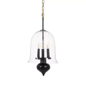 Ceiling Light Black Crystal Iron 220-240 V 33 x 33 x 54 cm by BigBuy Home, Pendant Lights - Ref: S8804818, Price: 135,71 €, D...