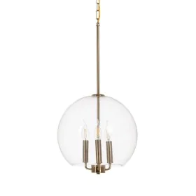 Ceiling Light Golden Crystal Iron 220-240 V 30 x 30 x 60 cm by BigBuy Home, Pendant Lights - Ref: S8804819, Price: 100,97 €, ...